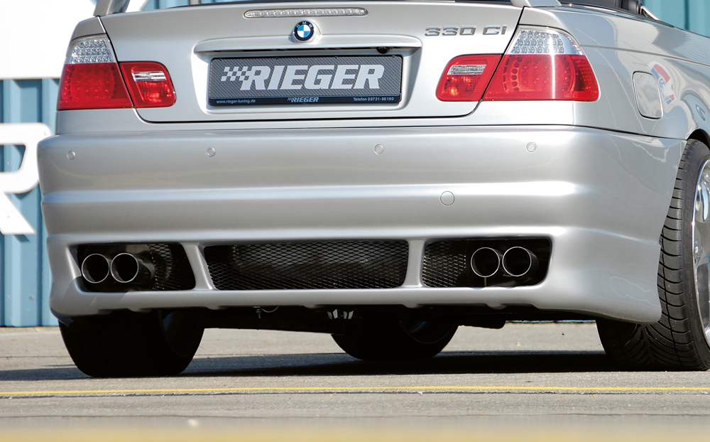 Voorbumper CS look BMW E46 coupe/cabrio Rieger