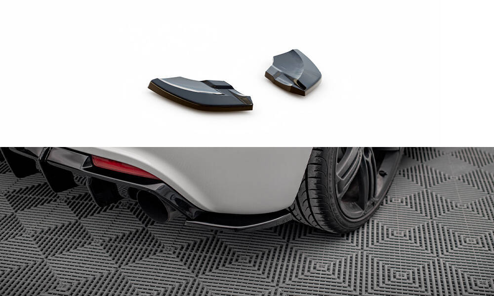 Zijdiffuser V.3 Volkswagen Scirocco R Maxton Glans Zwart