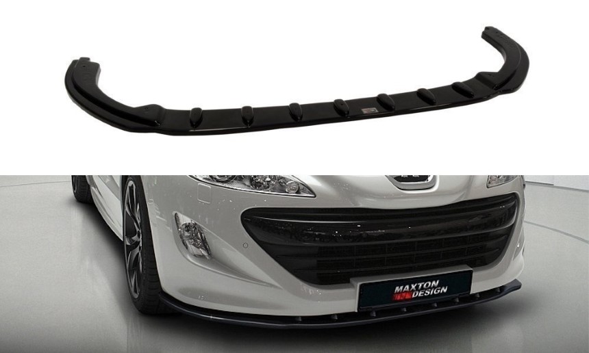 Voorspoiler Peugeot RCZ Maxton Design glans zwart V.1