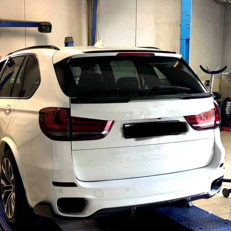 Dakspoiler (Spoiler Cap)  BMW X5 (F15) M-Pack 2013-2018 (ABS Glanzend zwart)