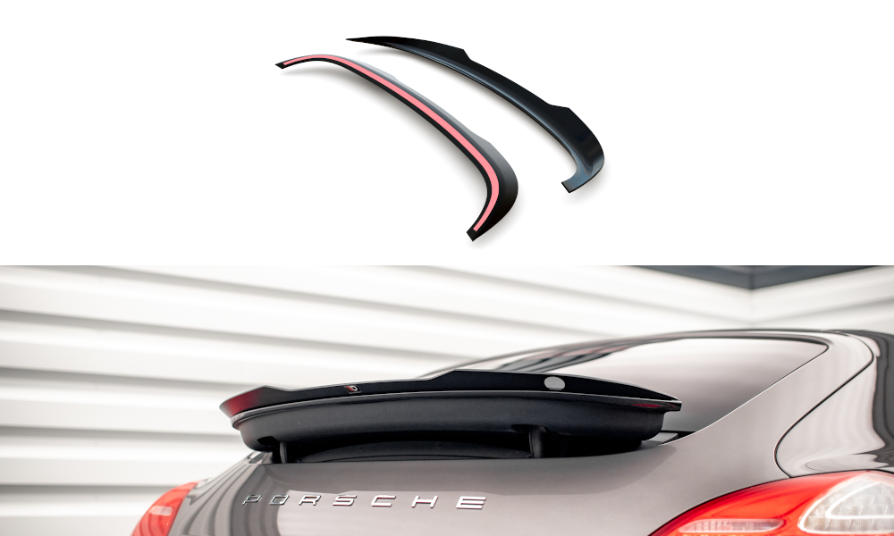 Spoiler Porsche Panamera 970 Maxton Glans Zwart