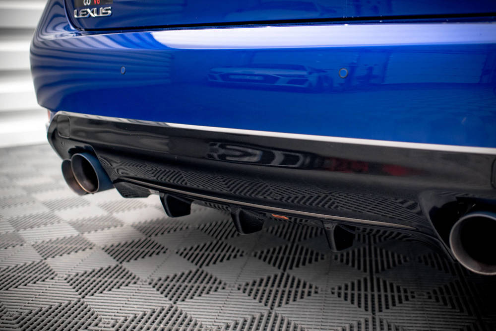 Diffuser Lexus GS F Mk4 FL Maxton Glans Zwart