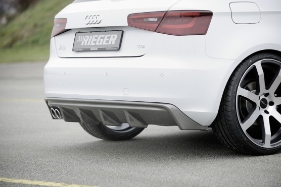 Rieger Achteraanzet Audi A3 8V 2012- Carbon