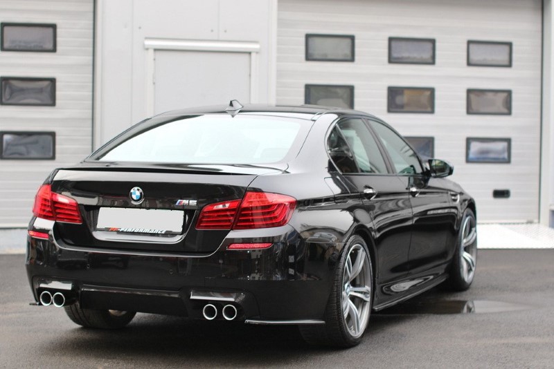 Achterzij Spoilers BMW M5 F10 Glanzend Zwart