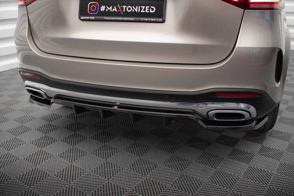 Diffuser Mercedes Benz GLE SUV AMG Line W167 Maxton Glans Zwart