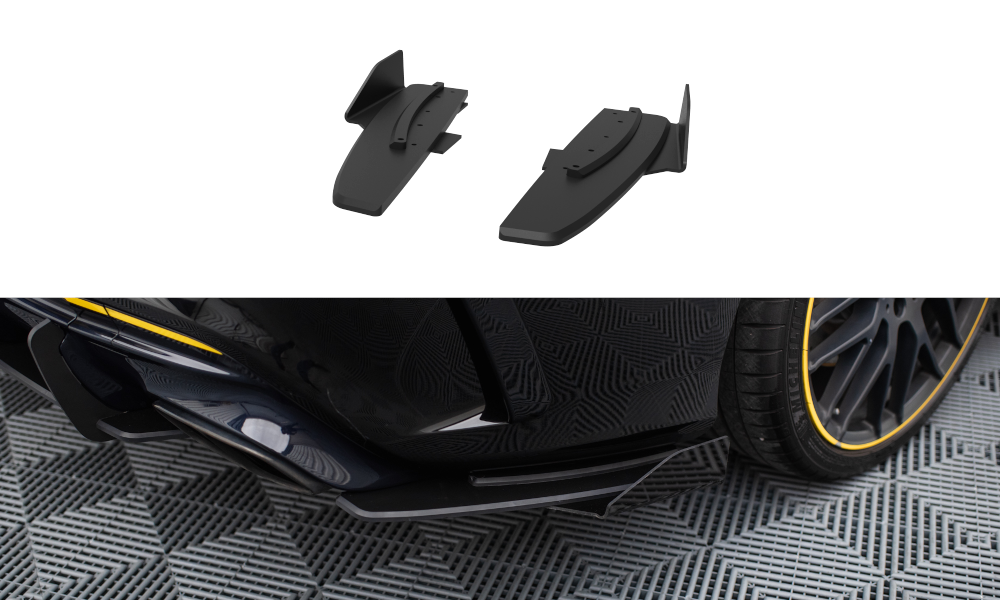 Zijdiffuser met Canards Street Pro Mercedes AMG CLA 45 C117 FL Maxton