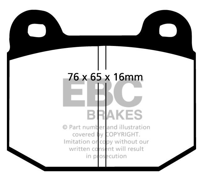 EBC Brakes ALFA ROMEO RZ 3.0 90-92 Remblokken voorzijde greenstu