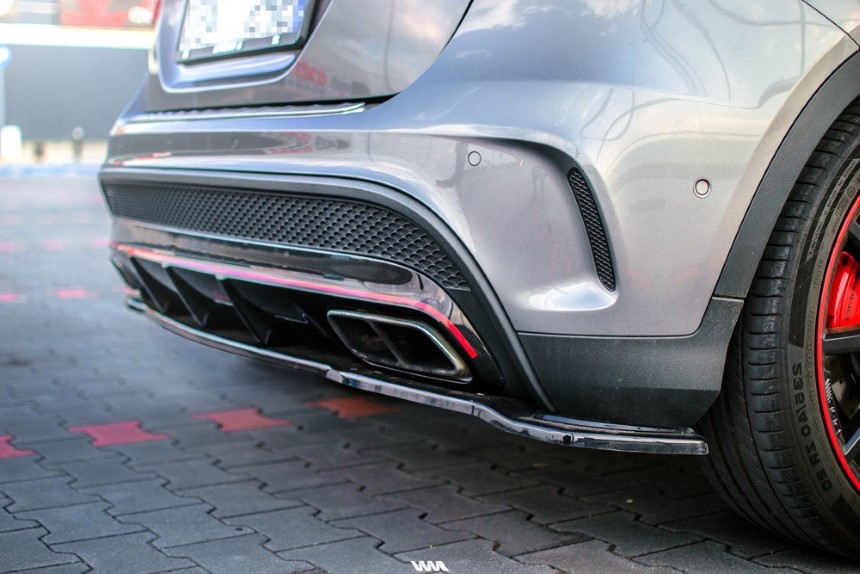 Diffuser Mercedes GLA 45 AMG X156 Maxton Glans Zwart