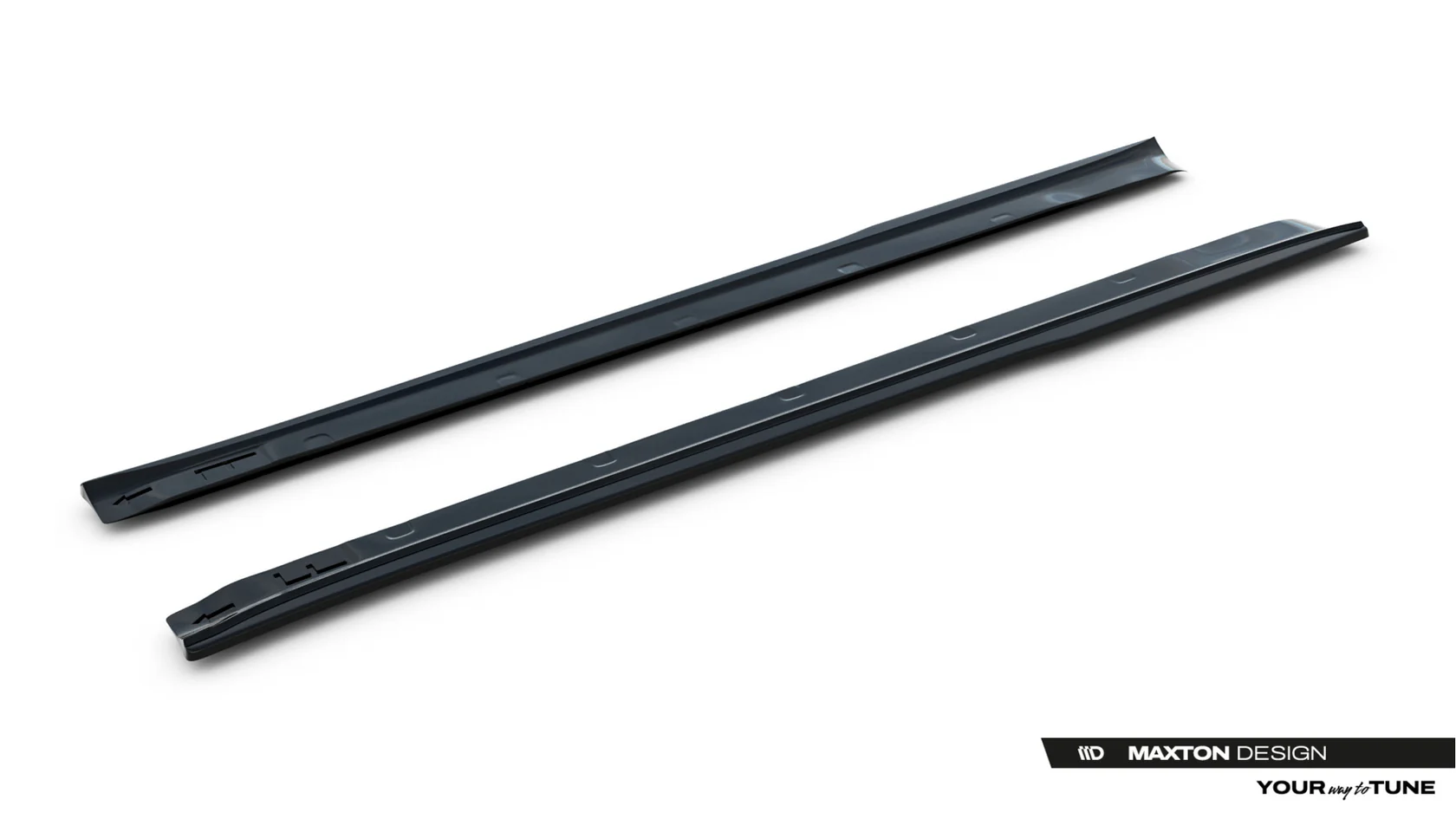 Zij Skirts Diffuser V.2 Tesla Model S Mk1 Maxton Glans Zwart