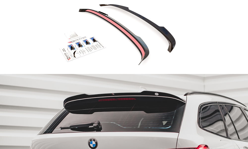 Spoiler Cap BMW 3 M Pakket G21 FL Maxton Glans Zwart