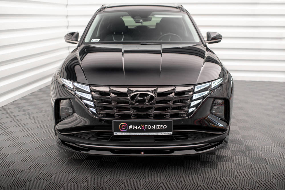 Voorspoiler V.1 Hyundai Tucson Mk4 2020 -  Maxton Glans Zwart
