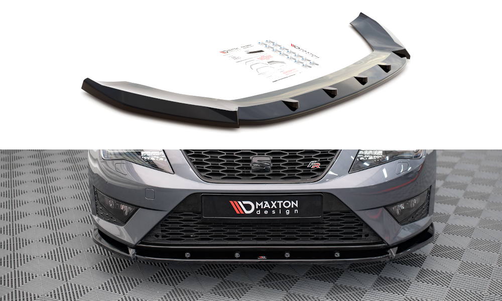 Voor splitter V1 Seat Leon FR / Cupra Mk3 Maxton