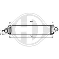 INTERKOELER C-MAX/FOCUS 11->> 655x156x40