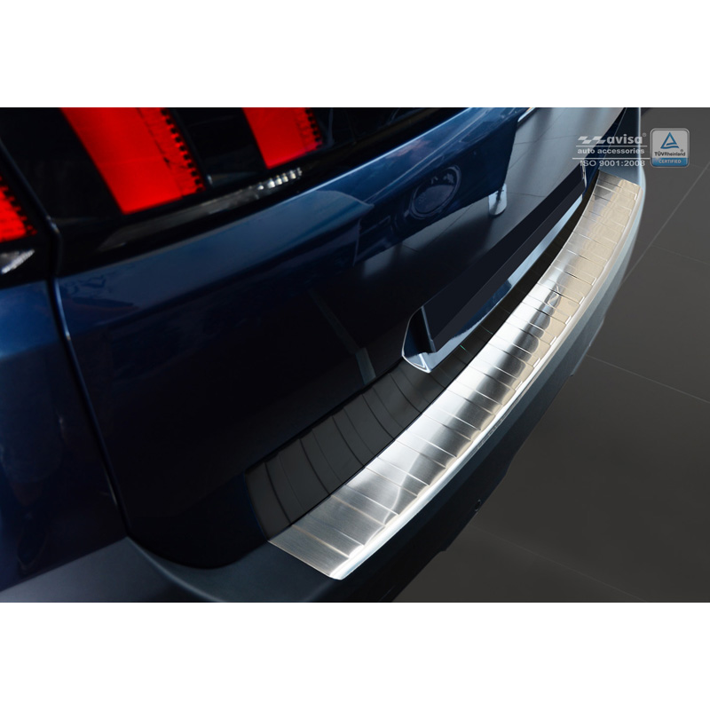 RVS Achterbumperprotector  Peugeot 5008 II 2017-2024 (excl. GT-Line) 'Ribs'