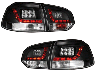 Luces traseras VW Golf VI LED negro