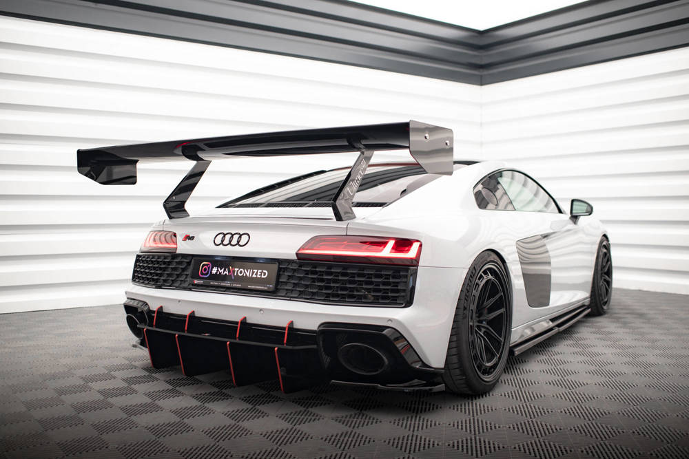 Zijdiffuser Audi R8 Facelift  2018 - 2021 Maxton Glans Zwart