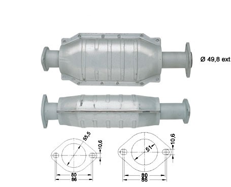 Renault CLIO 1.2i 1149 cc 44 Kw / 60 cv D7F Magnaflow CAT Bouwja
