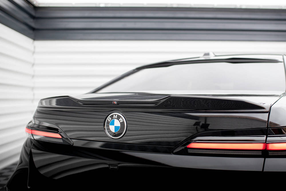Spoiler BMW 7 Serie G70 M Pakket & M760E Maxton Glans Zwart