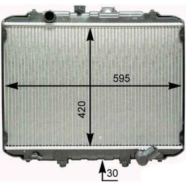 Radiator H100/H150 97-02 400x598 2.5 DIESEL +/-AC