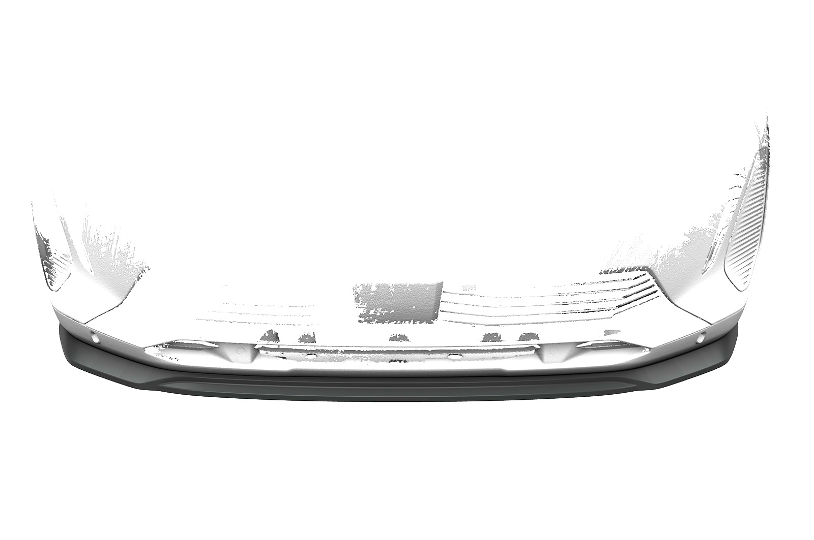 Voorspoiler Peugeot 5008 CSR glans Zwart