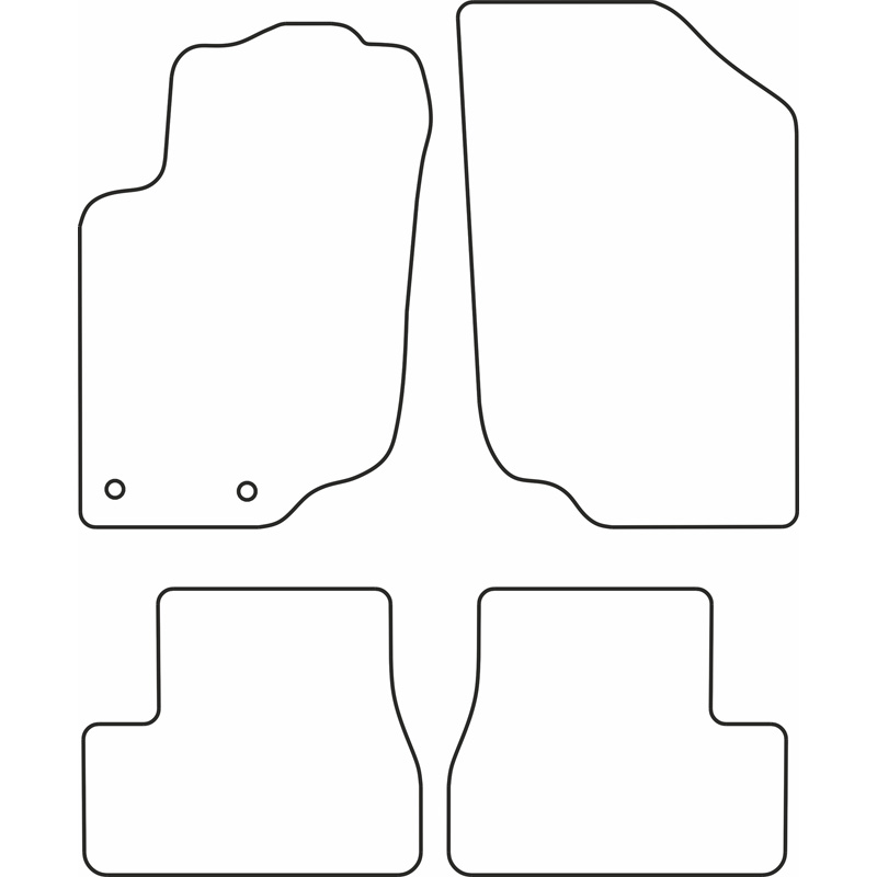 Automatten Velours  Peugeot 207 CC 2007-2013