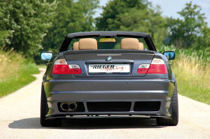 Spoilerzwaard voor achterbumper M3 look BMW E46 Rieger