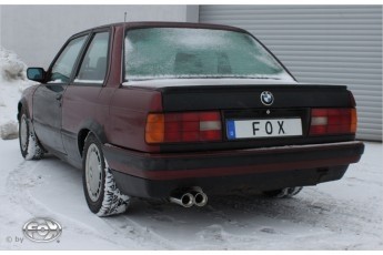 BMW E30 320i/ 325i Facelift Einddemper - 2x76 Typ 13 FOX