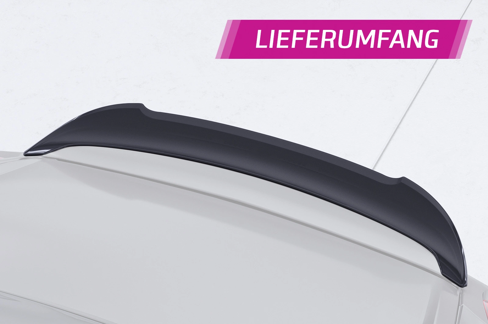 Achterspoiler Porsche Cayman 987c glans zwart 2004–2013