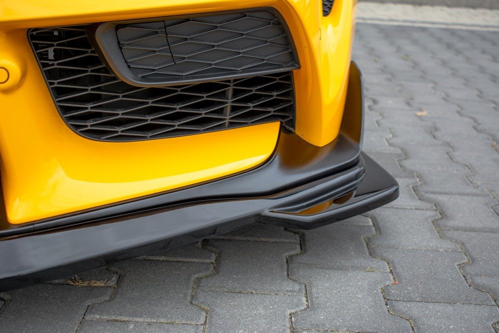 Voorspoiler V.1 Toyota Supra MK5 Maxton Glans Zwart