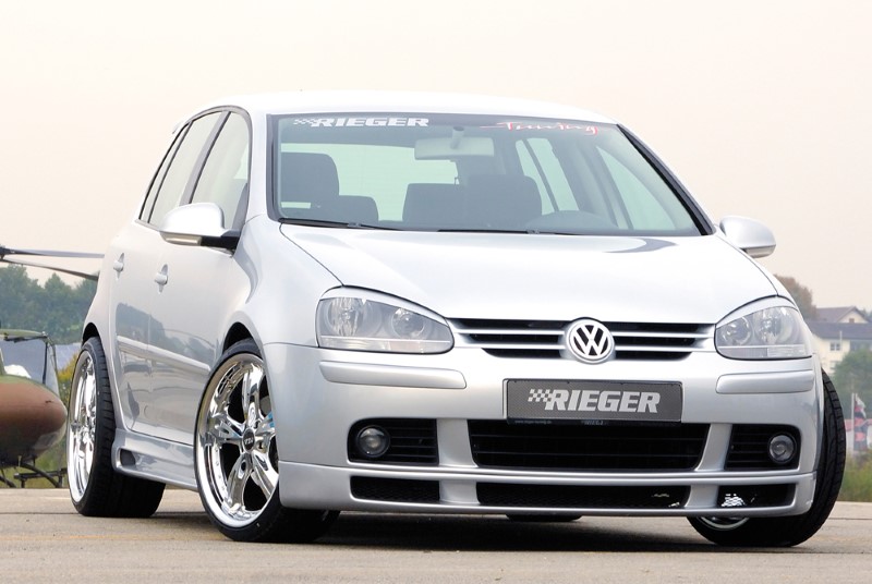 Voorspoilerlip Golf V zonder zijdelingse air-intakes Rieger