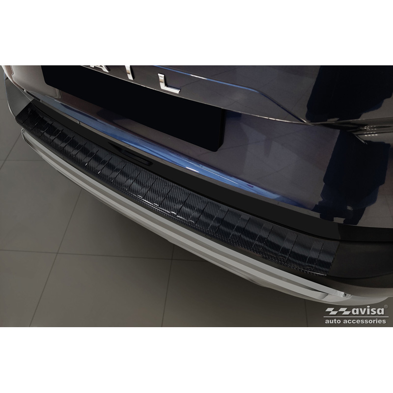 Echt 3D Carbon Achterbumperprotector  Nissan X-Trail IV (T33) 2021- 'Ribs'