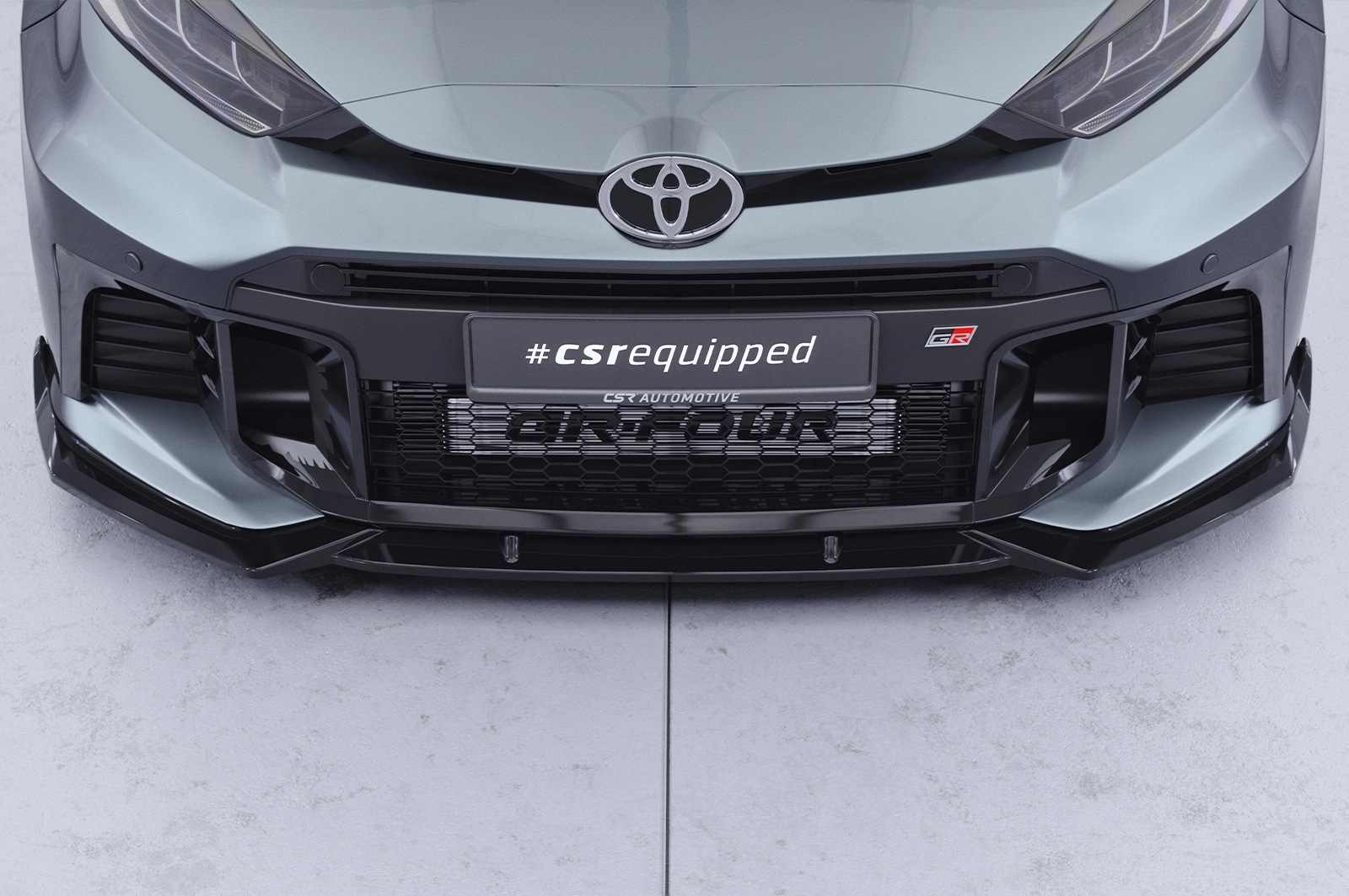 Voorspoiler Toyota GR Yaris glans zwart