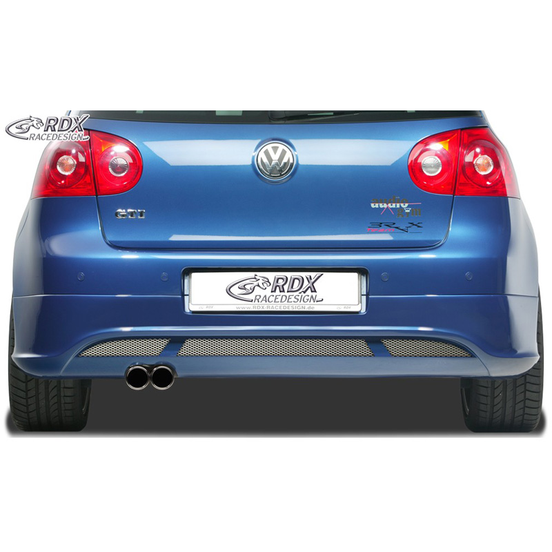 Achterskirt  Volkswagen Golf V Hatchback 3/5-deurs 2003-2008 'V2' (uitlaat links) excl. Variant/Plus (ABS)