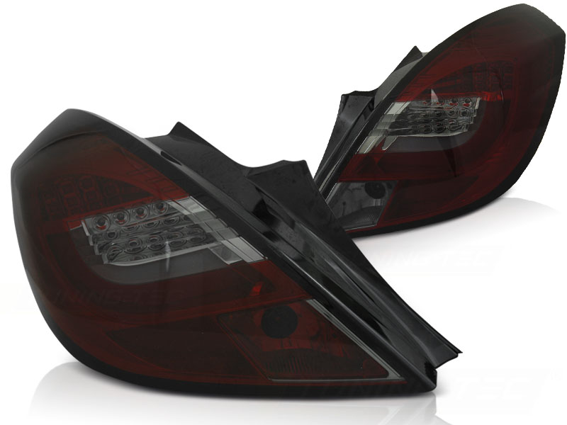 Luces traseras Opel Corsa D LED rojo/blanco