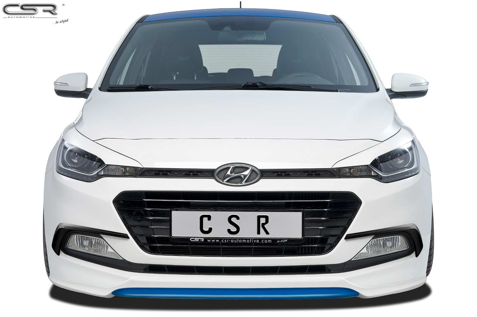 Koplampspoiler Hyundai I20 2014-