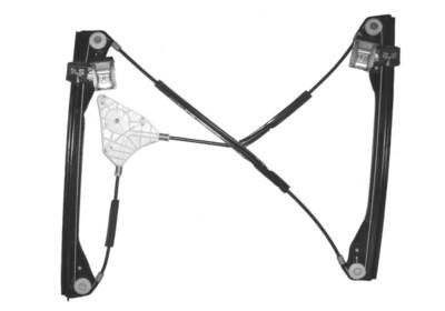 raammechanisme, 3 drs, zonder motor, rechts VW Polo, 2001-2005