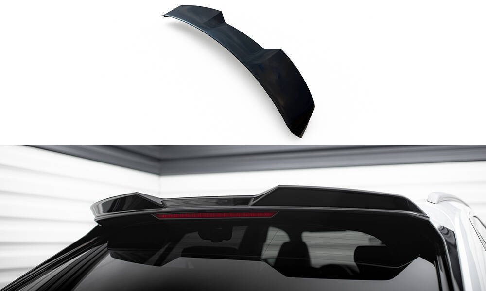 Spoiler Audi Q8 S-Line / SQ8 Maxton Glans Zwart