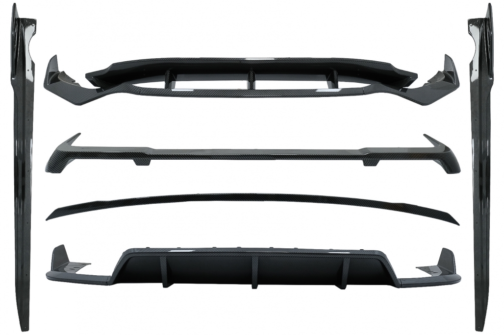 Bodykit BMW X5 G05 M-Tech Carbon Fiber look Black Knight Design
