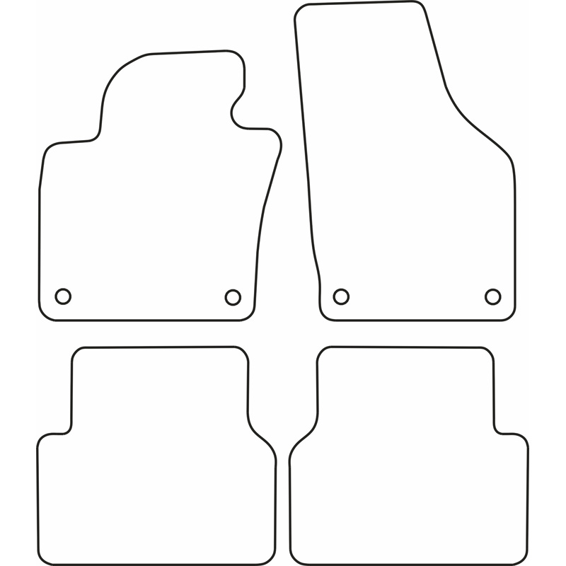 Automatten VW Tiguan 08-