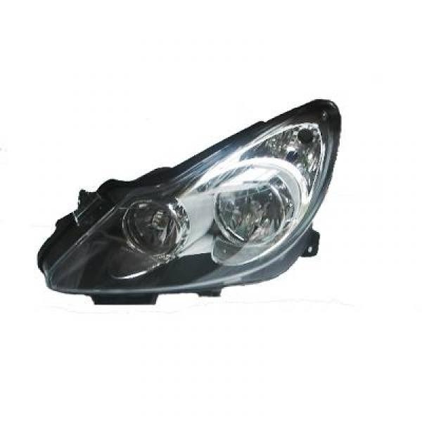 Koplamp rechts CORSA D 06->> DEPO H7+H1