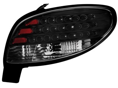 Luces traseras Peugeot 206 LED negro AANBIEDING