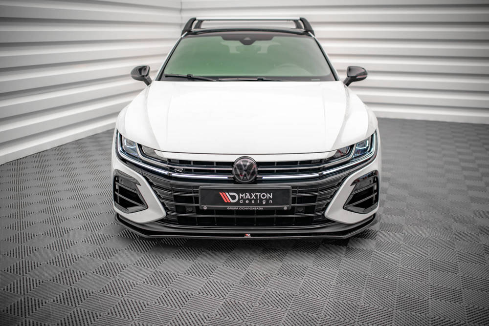 Voorspoiler V.3 Volkswagen Arteon R Maxton Glans Zwart