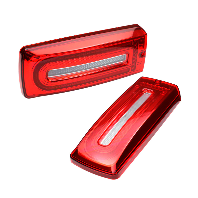 LED Achterlichten Mercedes G-Klasse W463  1999-2018 - Rood/Helder- incl. Dynamic Running Light