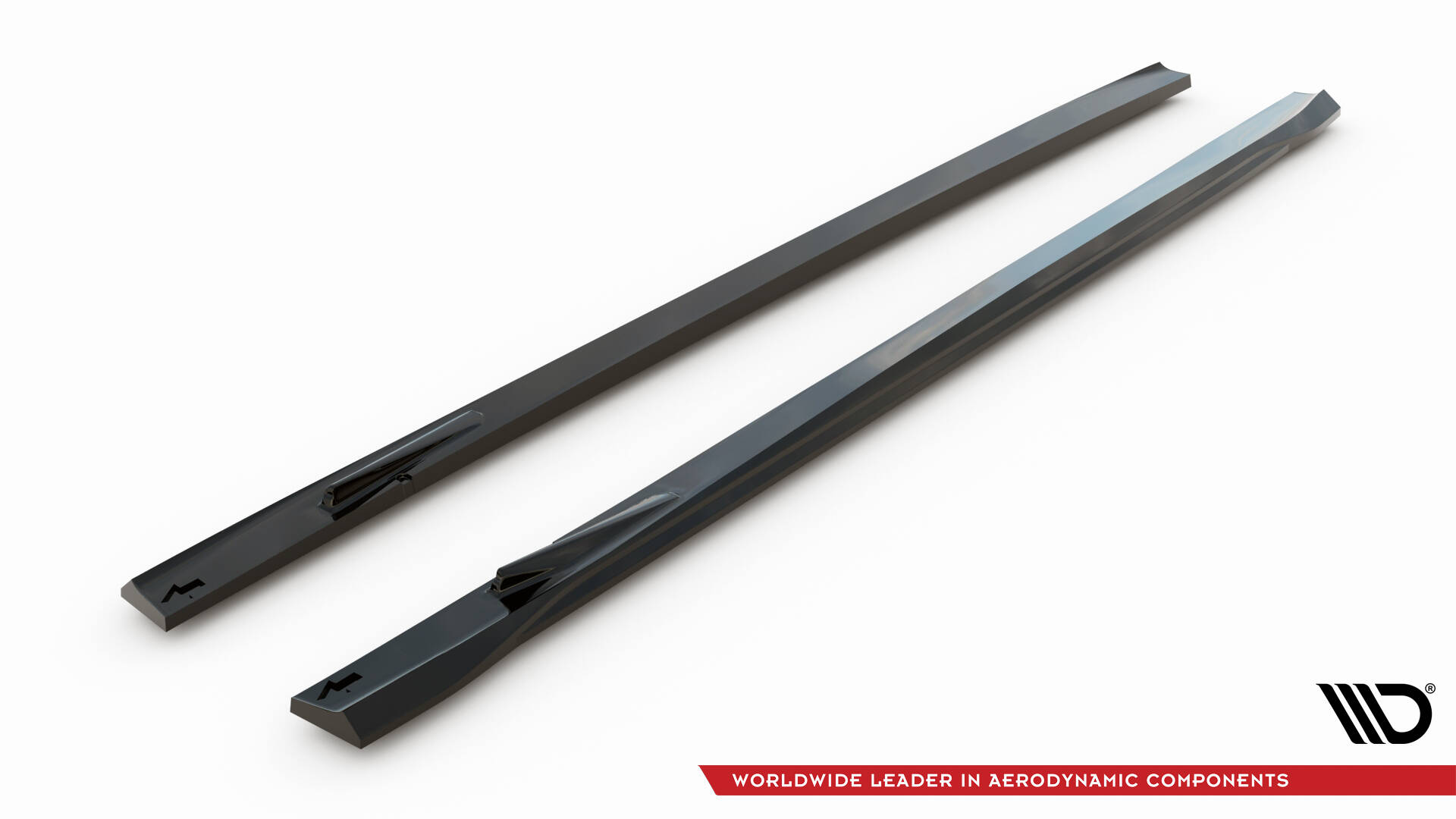 Zijskirts V.1 Mercedes-AMG GT 63 C192 Maxton Glanzend zwart