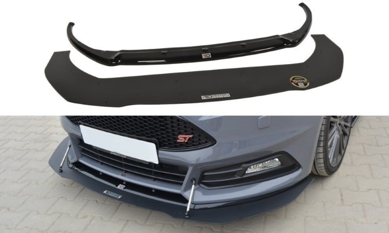 Hybride Voorspoiler V.1 Ford Focus ST Mk3 FL