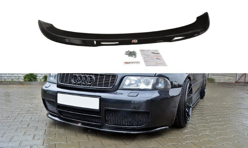Voorspoiler Audi S4 B5 Glanzend Zwart