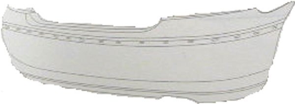 AchterBumper ROVER 200, 95-00 PRIMED