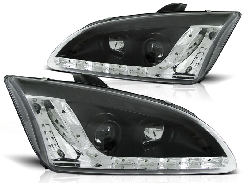 Faros Ford Focus 05-.. Los ojos del Diablo Dayline negro