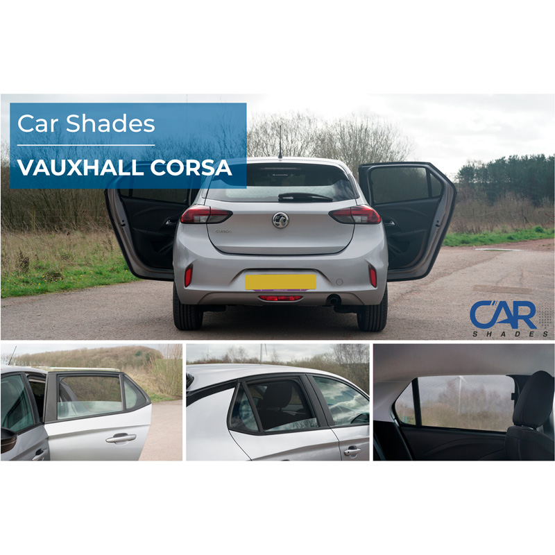 Set Car Shades (zijruiten)  Opel Corsa F 5-deurs 2019- (2-delig)
