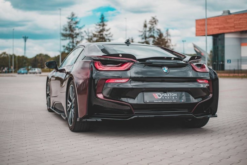 Achterspoiler BMW I8 Glanzend Zwart